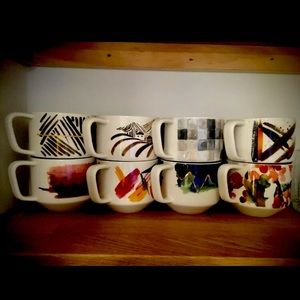 RARE Starbucks Artisan Series Mugs Complete Set
